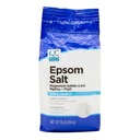 Quality Choice Epsom Salt, Magnesium Sulfate, Soaking Solution for Aches, Pains, Sprains or Bruises. Dual Purpose as Saline Laxative When Dissolved in A Drink as Instructed. 1 Pound Bag.