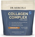 Mercola Colagen Complex Powder博士 - 支持皮肤弹性和联合功能 - 多源的Colagen类型 I II III - 10.89 oz(30 services) - 巧克力