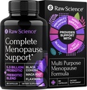 Suplementos de menopausa para mulleres - Black Cohosh para menopausa hot flashes, suor nocturna e equilibrio hormonal con DIM, Vitex, Dong Quai, Red Clover - Saúde vaxinal completa menopausa, 60 cápsulas