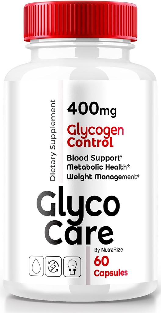 Glyco Care Capsules, Glyco Care Advanced Blood support Addition, Glyco Care Health Support Pills, Maksimalus stiprumas Formulė bendras sveikata, Visi natūralūs GlycoCare atsiliepimai (60 kapsulės)
