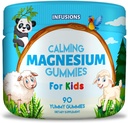 Infusions Calm Magnesium Gummies for Kids 90 Count - Healthy Muscle Bone Energy Support Soft and Delicious Vegan Friendly & Non-GMO