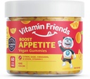 Vitamin Barátok - Természetes és vegán Appetite Stimulant Gumies Children- Zero Allergen Kids Vitamins - Orange Flavor (60 Gumies)