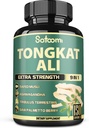 Satoomi 9in1 Tongkat Ali Root Extract 200:1 - Ashwagandha, Tribulus Terrestris - 150 Capsules for 5 Months - Support Strength, Energy " Healthy Immune