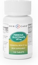 Gericare Iron 27mg Ferrous Gluconate 240mg, jern og energi Supplement, 100 greve (pakke av 1)