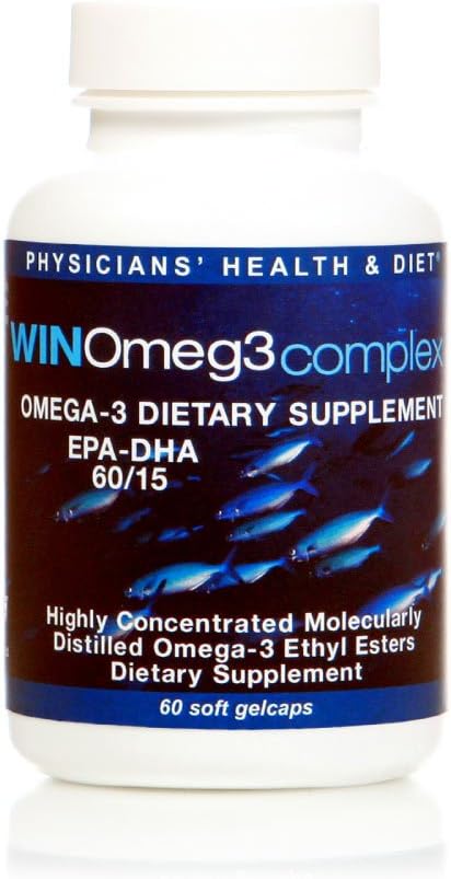 WINOMEG3 Complex 60/15 EPA - DHA 药品-Grade Omega 3 (60 Counter/30 services) 1080mg EPA 互联网档案馆的存檔,存档日期2014-12-20.