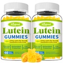 Lutein and Zeaxanthin Supplements Gummies with Astaxanthin & Bilberry Extract - Eye Vitamins with Omega-3, Vitamins A, C, E, D3 & Zinc for Vision Health - Sugar Free, Mango Flavor, 120 Count