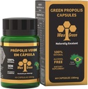 4 boîtes de propolis d'abeille verte de cire 500mg (60 capsules)