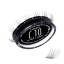 Lashify Curl 10mm Gossamer DIY Eyelash Extensions Refill, Black, Easy False Eyelash for a Natural Look