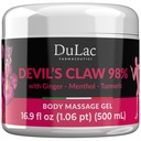 Dulac - Devil's Claw 98% Cream Maximum Strength 16.9 Fl Oz, Natural Joint and Muscle Comfort Cream, Enriched with Menthol for Cool Effect