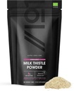 Organic Milk Thistle Powder 150g - Source of Cleansing Silymarin - Made from Cold-Pressed Milk Thistle - Vegan, Raw, Non-GMO.