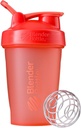 BlenderBottle Classic Shaker Bottle Perfekt für Protein Shakes und Pre Workout, 20-Ounce, Coral