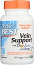 Doctors Best Vein Support DiosVein és MenaQ7, Non-GMO, Vegan, 60 Veggie Capsule (1-es csomag)