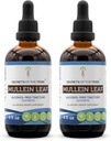 Tajemství Tribe Mullein Leaf Alcohol- Free Liquid Extract, Mullein (Verbascum thapsus) Dodatek k tinktuře (2x4 FL OZ)