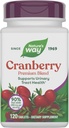 Nature 's Way Cranberry Premium Blend, Support Urinary Tract Health *, With Vitamin C, For Men & Women, No Gluten, 120 Tablet (Packaging May Vary)