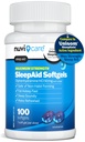 NUVICARE Maximum Strength SleepAid Soft Gels - Nighttime Sleep Aid with Diphenhydramine HCl 50mg - Non Habit Forming Sleeping Pills for Adults - Extra Strong OTC Sleep Aids for Adults (100 Count)