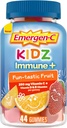 Esimlen-C Kids Vitamin C Имунна поддръжка Gummies Fun-Tastic Fruit 44CT включва цинк, Манган, B Витамини и витамин D за Обратно към училище Еssentials