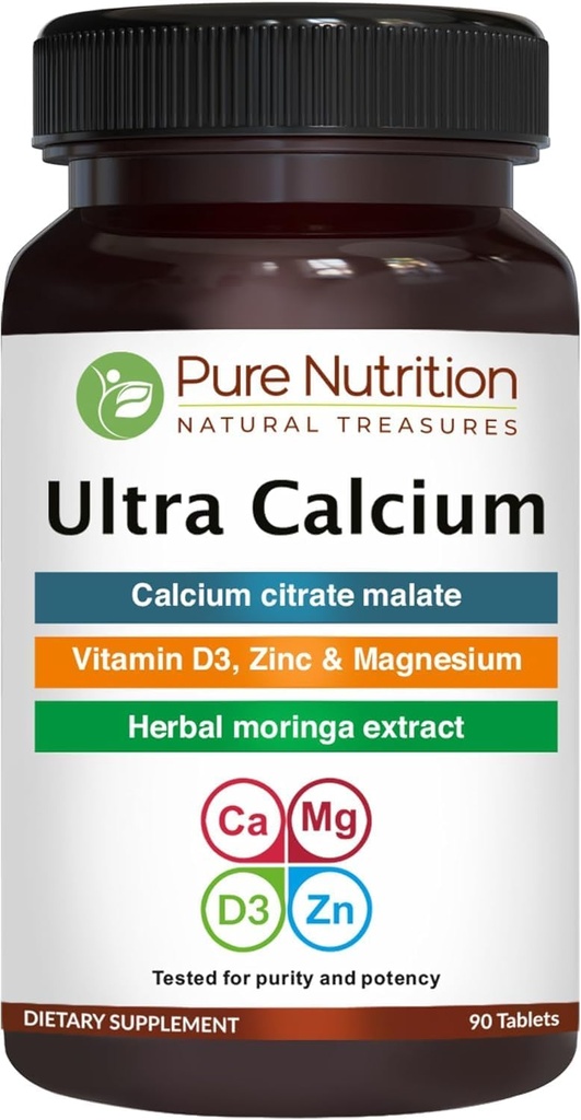 Pure Nutrition Ultra Calcium 1000mg z VIT D3 + K2 