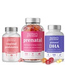 Mother's Promise Vaginal Probiotics + Prenatal DHA & Prenatal Vitamin Gummies Bundle