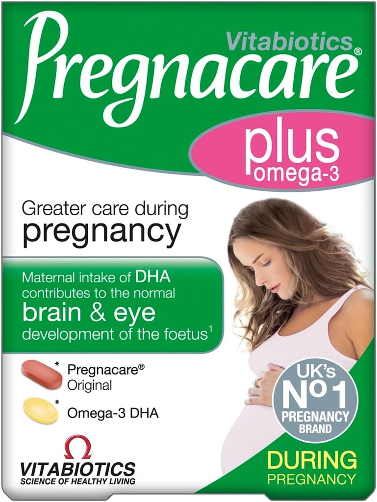 Vitabiotiká - Pregnacare - Plus Omega-3-56 tablety