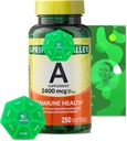 Vitaminas A priedas 2400 µg, 250 Softgels su Bundle Exclusive Vitaminai & mineralai - A to Z - Better Ligth & Spring Guide