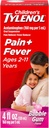طب تعليق الأطفال، دواء الأطفال السائل للآلام المخففة " Fever Reducer for Cold + Flu Symptoms, Aspirin-, Ibuprofen- " Alcohol- Free, Bubble Gum, 4 fl. oz
