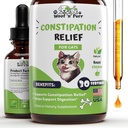 Bantuan Konstitasi Kucing - May Help to Reduce Constipation & Blocked Bogels, Impreve Bowel Movement, & Jauh Lebih - Bantuan Sembelit untuk Kucing - Cat Laxative - 1 lf oz - Chicken Flavor (2)