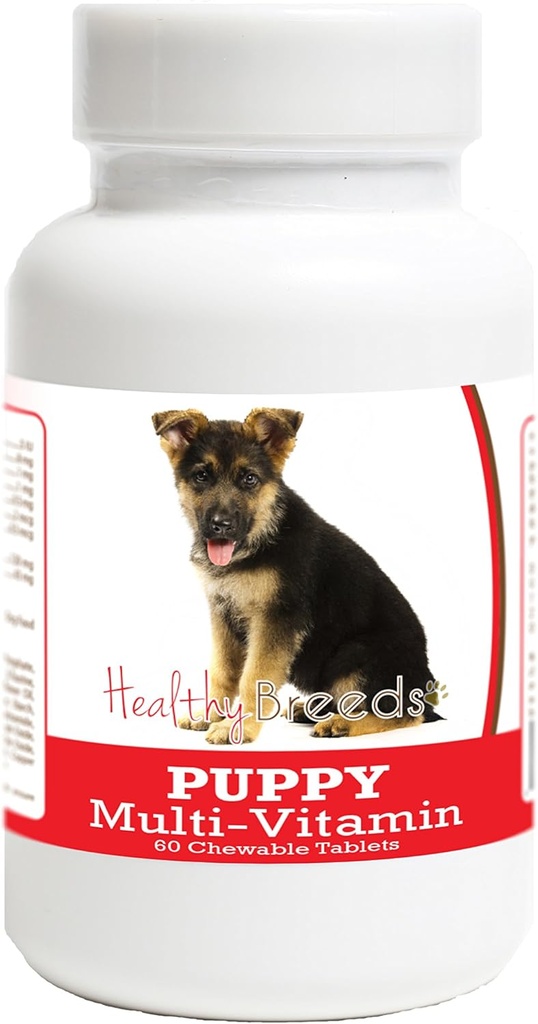 Receitas saudables pastor pastor Puppy Dog Multivitamin Tablet 60 Conde