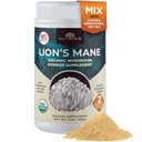Naturealm Lions Mane Powder Organic, 1000mg per Serving, 60 Servings/2 Month Supply, USDA Organic Fruiting Body Extract, Brain Health & Focus Support