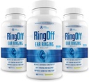 Ring Off (180 Caps) – Tinnitus Ringing Ears, Clear Tinnitus Sessizing Ear Ringing Relief & Restoring Inside Peace, Ginkgo Biloba, çinko Picolinate & More – Etkili işitme Sağlık Desteği