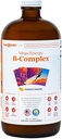 LIQUIDHEALTH Mega Energy Methylated B-Complex, Adult Liquid Vitamin supplement - Increase Energy, Relieve Stress & Fatigue, Immune Support, Heart ' Gut Health - Made in USA, Vegan, Sugar-Free (32 oz)