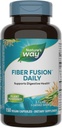 Dabas ceļš Fiber Fusion Daily, Psyllium Husk Kapsulas ar auzu bran, Guar Guum, Pectin, Gremošanas veselības atbalsts*, Vegan, 150 kapsulas (iepakojums May Vary)