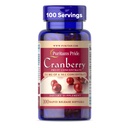 Puritan's Pride Premium Cranberry Fruit Concentrate 252mg with Vitamins C and E, Dietary Supplement for Immune System Support, 100 Rapid Release Softgels