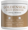 Golden Seal Powder - Golden Seal Powder for Sinus - Goldenseal - Echinacea Goldenseal - Goldenseal Root - Golden Seal - Goldenseal Root Powder Organic - 1,000mg per Serving - 115 Servings