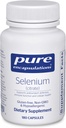 Selenio (Citrate) - per il supporto del sistema immunitario e la salute cellulare - Supplemento antiossidante - Supporta il flusso sanguigno* - Glutine Free & Vegan - 180 capsule