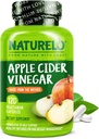 Naturelo Apple Cider Vinegar Kapsule - Naravni ACV z materinim dodatkom za moške in ženske za detox, čiščenje in upravljanje teže - 120 Veganske kapsule