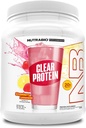NutraBio Clear Protein Powder, Strawberry Lemonade - 20 GLP1 Hamba, 20g Clear Whey Protein Isolate, 0 Sugar, 0g Laktosa, Menyegarkan Flavors Buah, Dukungan -Bone Kesehatan -Muscle Post Recout