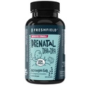 Freshfield Prenatal Vegan Omega 3 DHA: Sustainable, Carrageenan Free, Third Party Tested, Compostable Bottle, Carbon Neutral. Supports Heart, Brain, Joint Health w/DPA