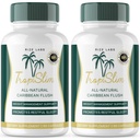 (Official 2 Pack) Tropislim, Tropislim All Natural Caribbean Flush, Weight Loss Supplement, Tropislim Slimming Capsules for Women, Healthy Lifestyle + Leaner Physique, Tropical Reviews (120 Capsules)