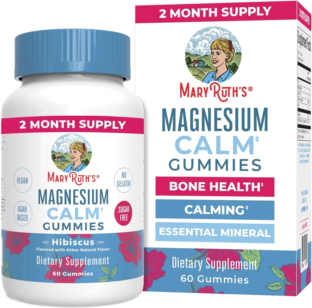 MaryRuth Organics Kalm Magnesium Citrate Gummy's 2 maand levering 