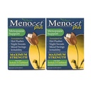 Wellgenix Menocet Plus Menopause Support - All-in-One Menopause Supplement - Daily Relief Feminine Care - Hot Flashes, Night Sweats, Mood Swings & Irritability - 30 Tablets (Pack of 2)