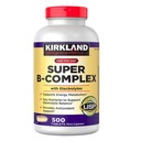 Kirkland Signature Super B-Complex with Electrolytes, 500 Tablets (4 Pack)