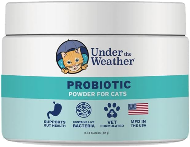 Pod vremenske hišne probiotike Powder for Cats 