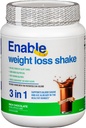 Enable Weight Loss Shake - Rich Chocolate Flavor for Delicious & Nutritious Meal Replacement, 2lb 11oz