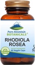 Puhdas Mountain kasvitieteelliset Rhodiola Rosea täydentää - 60 Kosher Vegan kapselit 250 mg Root Extract