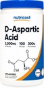 Nutricost D-Aspartic Acid (DAA) Toz 300G - Pure D Aspartic Asit
