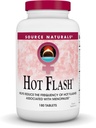 Kilde Naturals Hot Flash - Hjelper med å redusere frekvensen av varme blits tilknyttet Menopause, ikke-GMO soya - 180 tabletter - 60 dagers forsyning