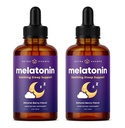 NutraChamps Liquid Melatonin Drops, 480 Servings, Sugar Free Kids Melatonin Liquid Sleep Aid Supplement, Vegan & Non-GMO, Natural Berry Flavor, Melatonin 1 mg Drops