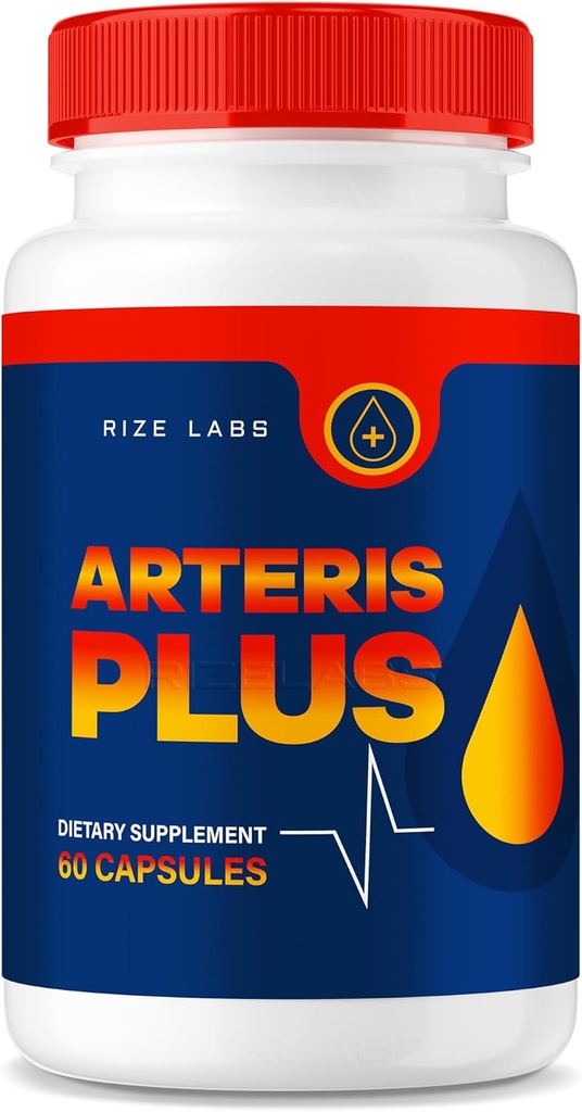 Rize labs Arteris Plus Suplemento dietético, Arteris Plus Comprimidos Suporta Inflamação, Fortalecer pílulas de apoio, Arteris Plus Comprimidos, ArterisPlus Avaliações, Força extra (60 Cápsulas)