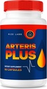 Rize labs Arteris Plus toidulisand, Arteris Plus tabletid toetavad põletikku, tugevdavad tugipillid, Arteris Plus pillid, ArterisPlus ülevaated, ekstra tugevus (60 kapslit)