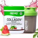 OZiva Vegan Collagen (Watermelon) con Biotin & Vitamina C per la pelle più luminosa e giovanile | Supplemento di collagene per le donne e gli uomini | Polvere a base vegetale | Certificata Vegan 125g + Shaker